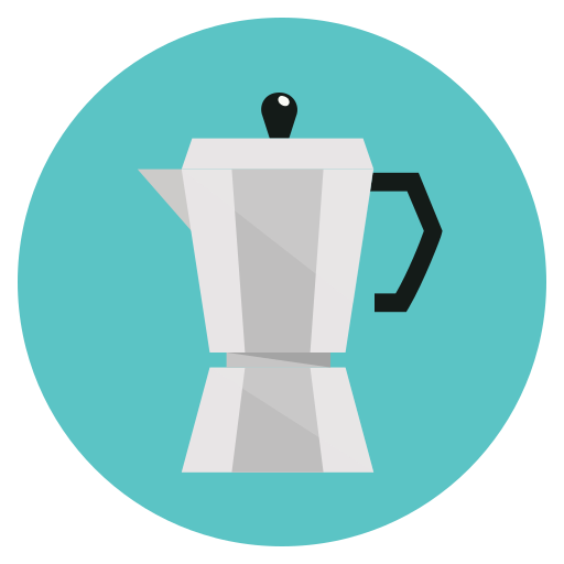 Cafe, coffee, drink, espresso, hot, moga pot icon